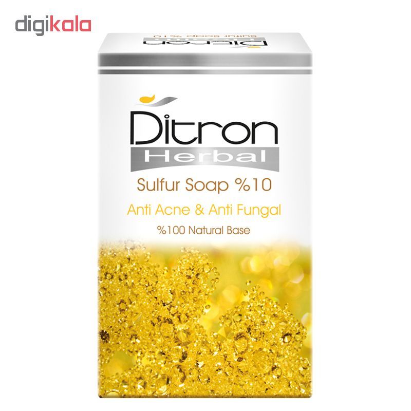 صابون ضد آکنه دیترون مدل Sulfur وزن ۱۱۰ گرم -  - 2