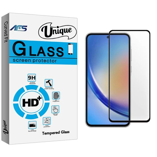 محافظ صفحه نمایش شیشه ای ای اف اس مدل Unique horse مناسب برای گوشی موبایل سامسونگ Galaxy A35