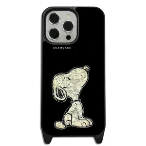AKAM AMCWLA15PROMAX-SNOOPY10 Cover For Apple iPhone 15 Pro Max