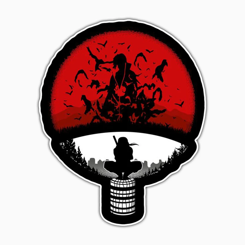 استیکر لپ تاپ و موبایل بووم طرح Anime Naruto مدل Uchiha کد TR115