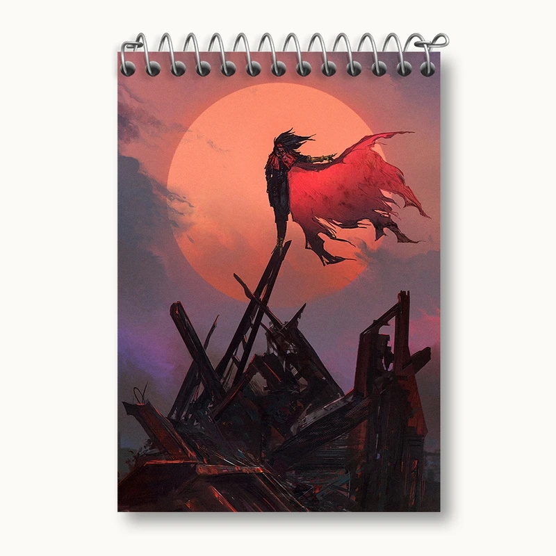 دفتر یادداشت 50 برگ خندالو مدل بازی فاینال فانتزی (Final Fantasy) کد 31303