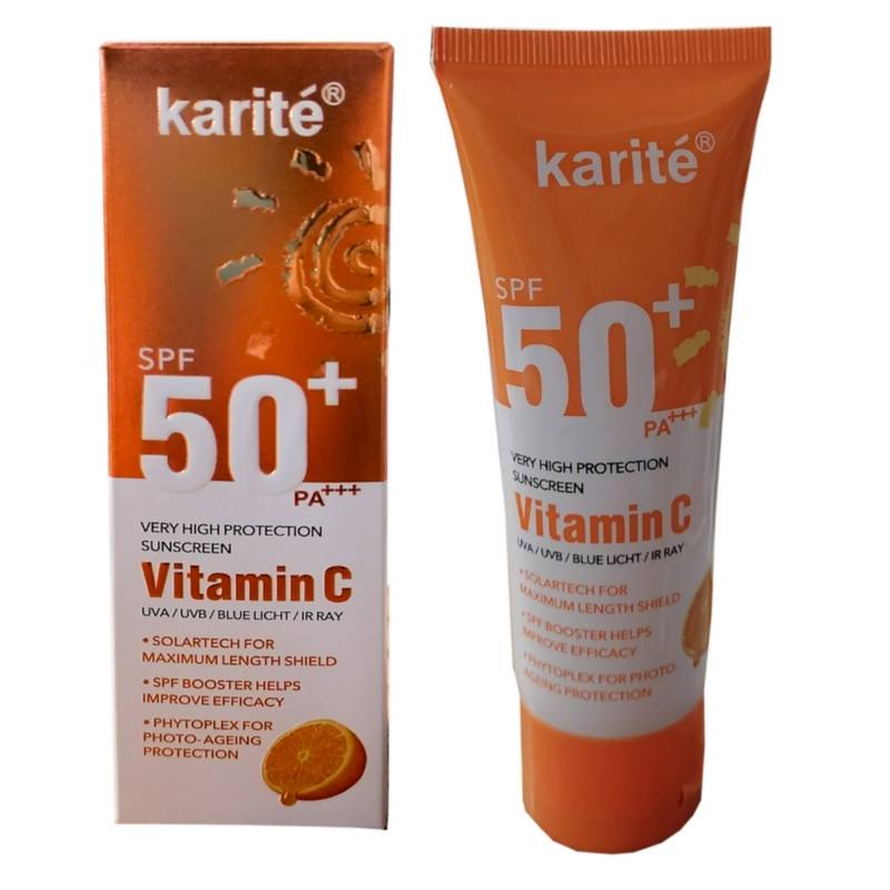 کرم ضد آفتاب رنگی کاریته SPF 50 مدل ویتامین C مناسب انواع پوست حجم 75 میلیلیتر کرم ضد آفتاب رنگی کاریته SPF 50 مدل ویتامین C مناسب انواع پوست حجم 75 میلیلیتر