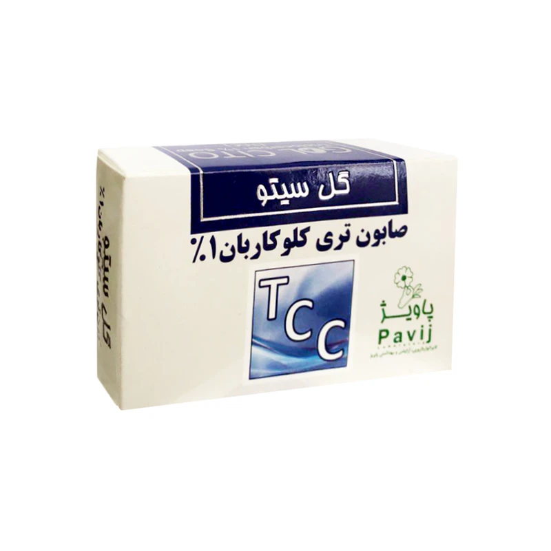 صابون آنتی باکتریال گل سیتو مدل TCC وزن ۱۰۰ گرم عکس شماره 1