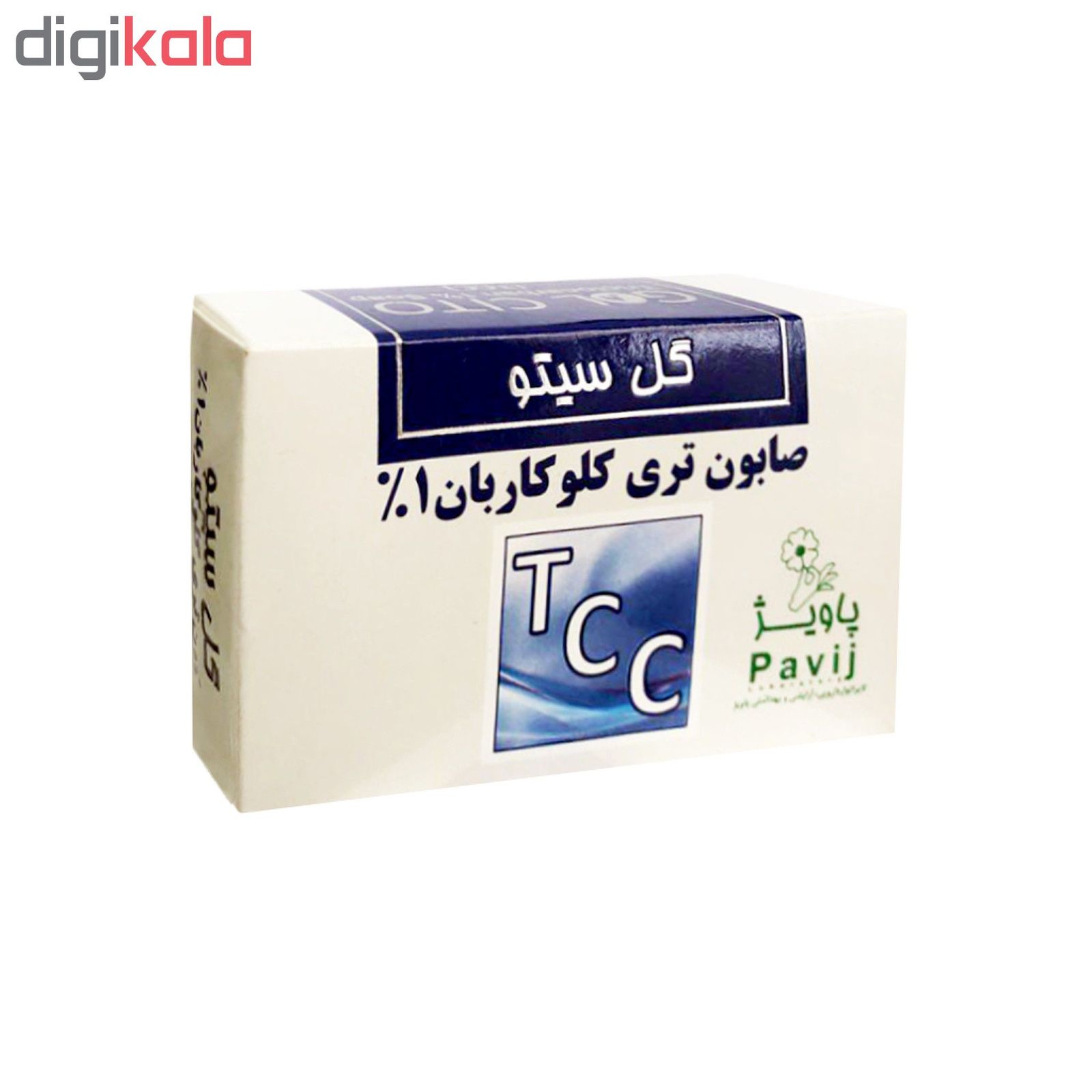صابون آنتی باکتریال گل سیتو مدل TCC وزن ۱۰۰ گرم -  - 2