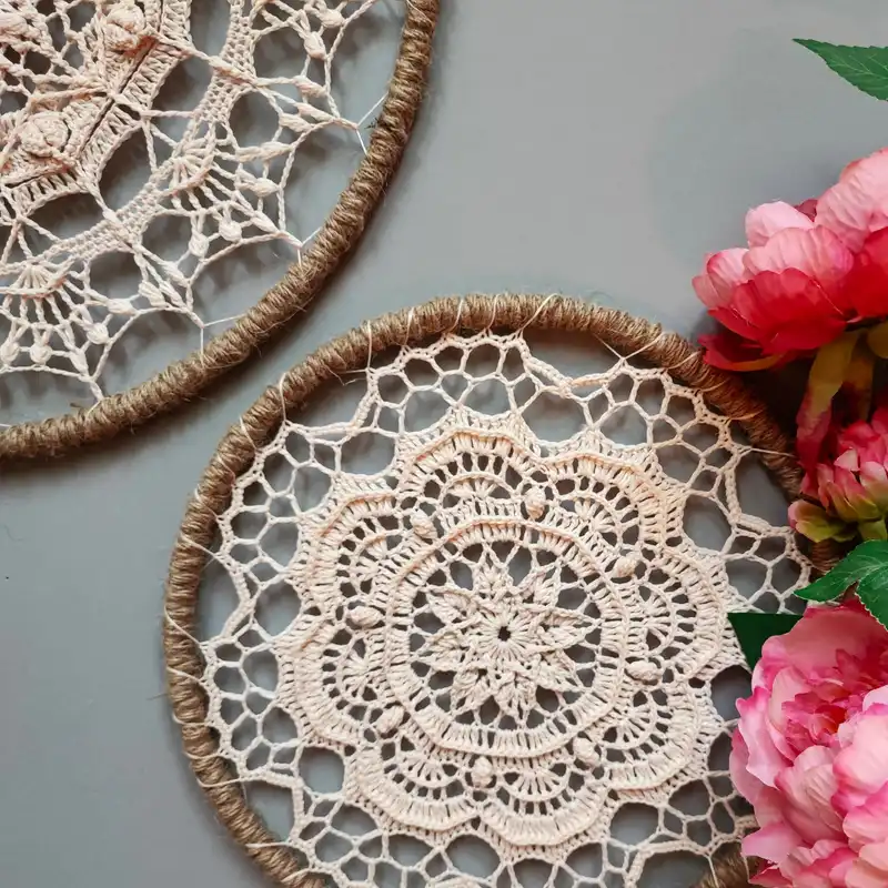 دیوارکوب بافتنی مدل دریم کچر کد R12 مجموعه 2 عددی