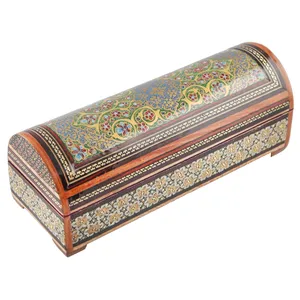 جعبه عینک خاتم کاری گالری مثالین طرح اسلیمی کد 141246