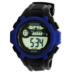 ساعت مچی دیجیتال بچگانه امپاور مدل اسپرت ضدآب چراغدار کد 6395