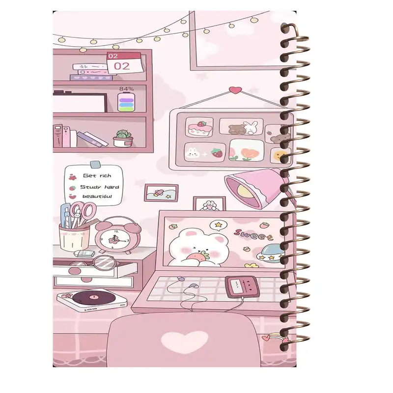 دفتر مشق 100 برگ طرح دخترانه کد H77