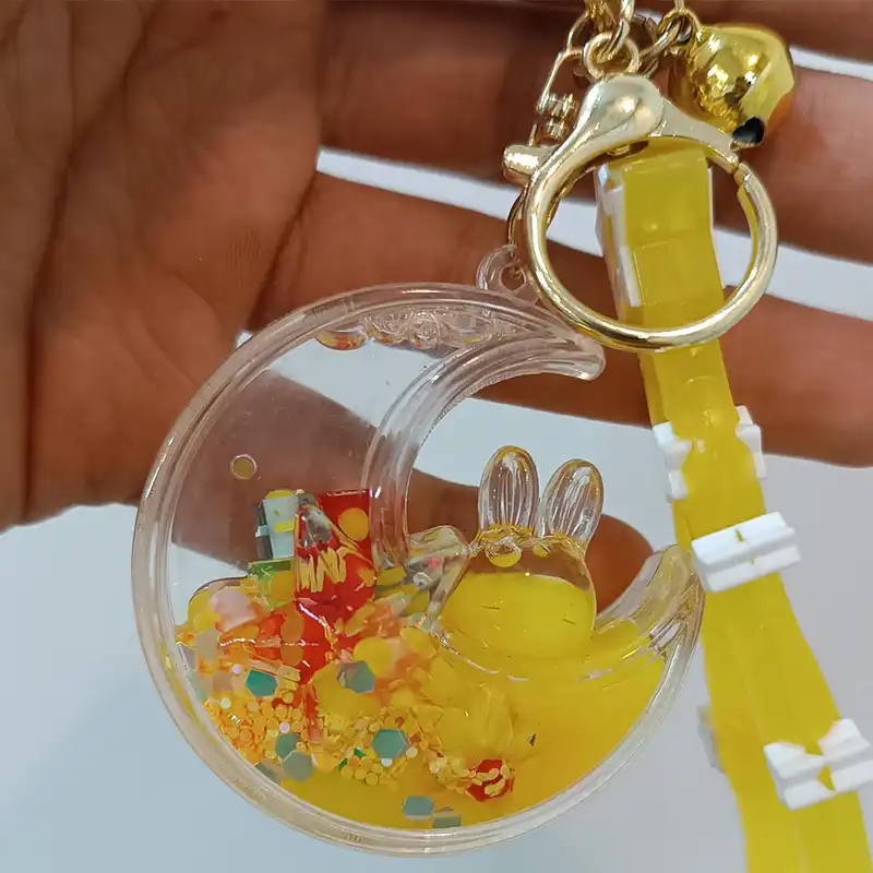 جاکلیدی مدل آکواریومی طرح ماه و خرگوش