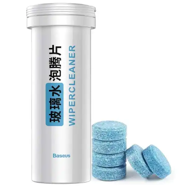 قرص تمیز کننده شیشه خودرو باسئوس مدل Auto Glass Cleaner Effervescent Tablets CRBLS-02