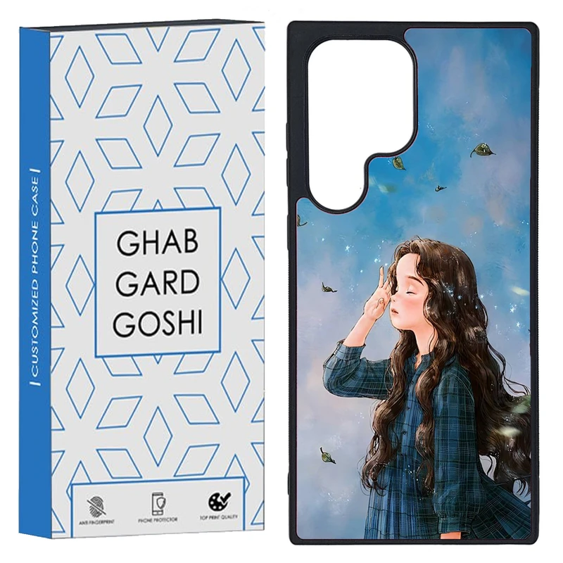 کاور قاب گارد گوشی طرح دخترانه کد TPU-037 مناسب برای گوشی موبایل سامسونگ Galaxy S23 Ultra