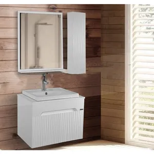 ست کابینت روشویی کاسپین مدل  ID300به همراه آینه و باکس