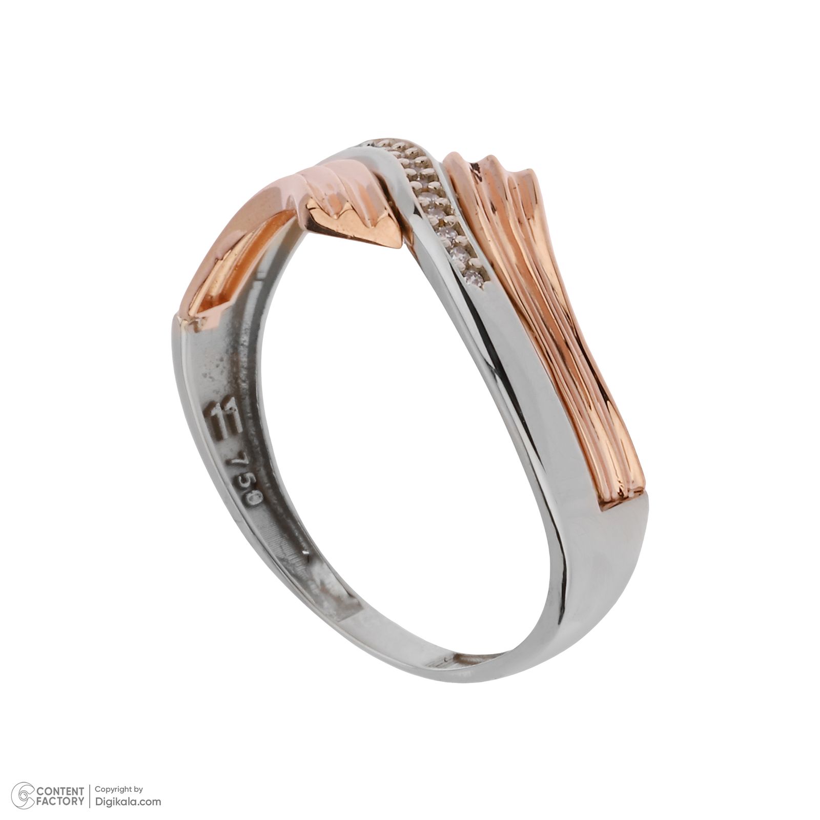 ست حلقه طلا 18 عیار زنانه و مردانه مایا ماهک مدل MR1370 -  - 4