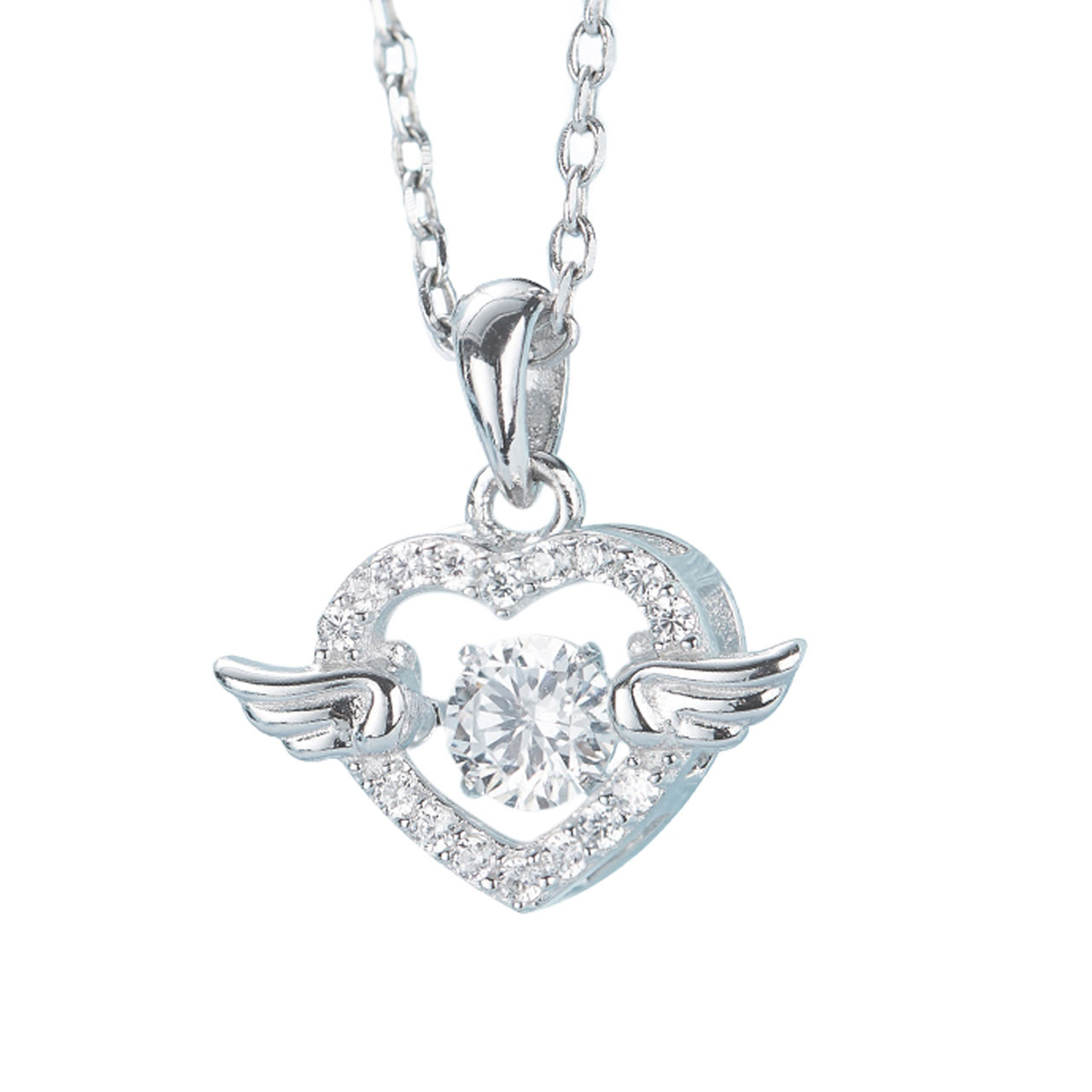 گردنبند نقره زنانه کوبیک مدل QN-4710