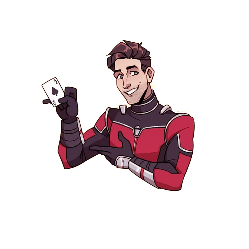 استیکر لپ تاپ و موبایل مدل سریال طرح مرد مورچه ای اونجرز مارول Ant Man Avengers Marvel کد 3918 