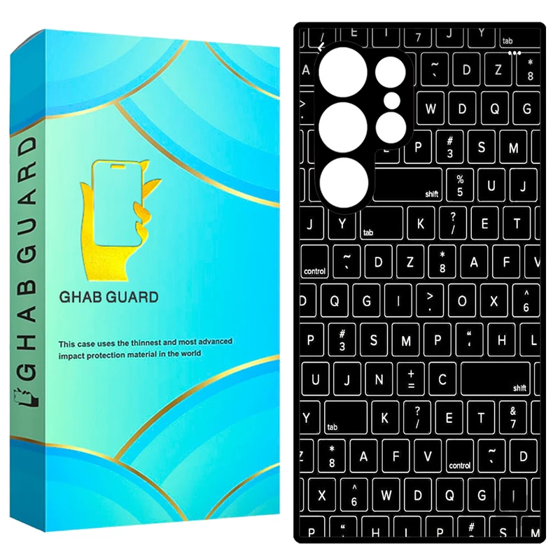کاور قاب گارد طرح کیبورد مدل GCHPS23U مناسب برای گوشی موبایل سامسونگ Galaxy S23 Ultra 5G  