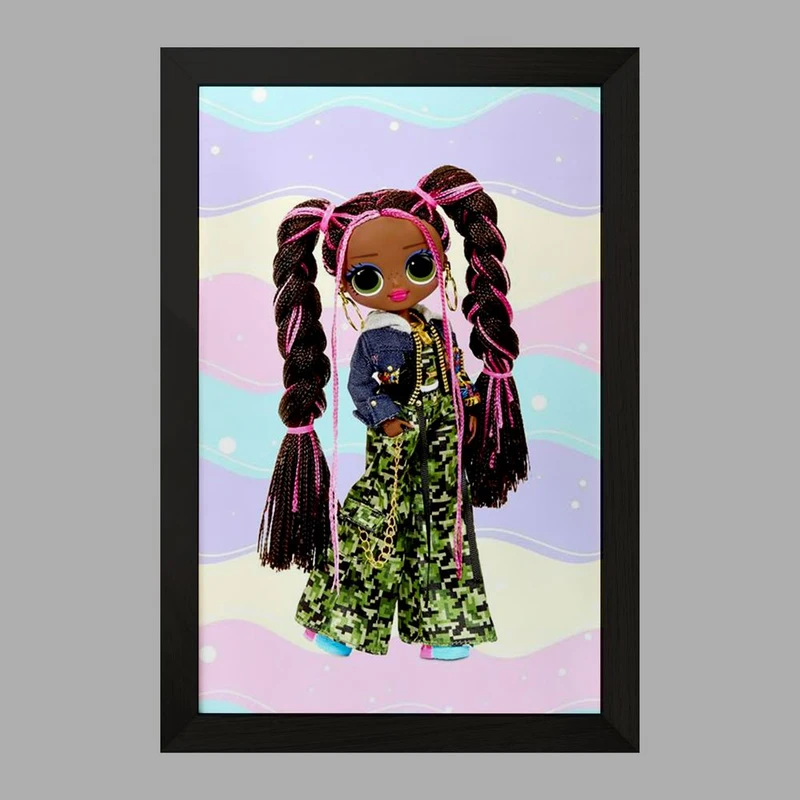 تابلو خندالو مدل عروسک ال او ال LOL کد 27889