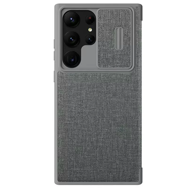 کیف کلاسوری نیلکین مدل Qin Pro Plain Cloth مناسب برای گوشی موبایل سامسونگ Galaxy S23 Ultra