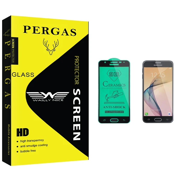 محافظ صفحه نمایش سرامیکی وایلی نایس مدل Pergas Glass مناسب برای گوشی موبایل سامسونگ Galaxy J5 Prime