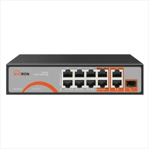 سوییچ 8 پورت مکسرون مدل MSW-3108GFP-2GL-120I