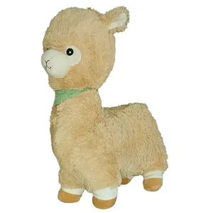 عروسک طرح شتر لاما مدل آلپاکا کد 745 ارتفاع 50 سانتی‌متر