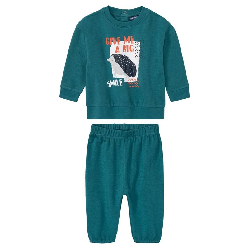 ست تی‌شرت آستین بلند و شلوار راحتی نوزادی لوپیلو مدل ۷۰۰