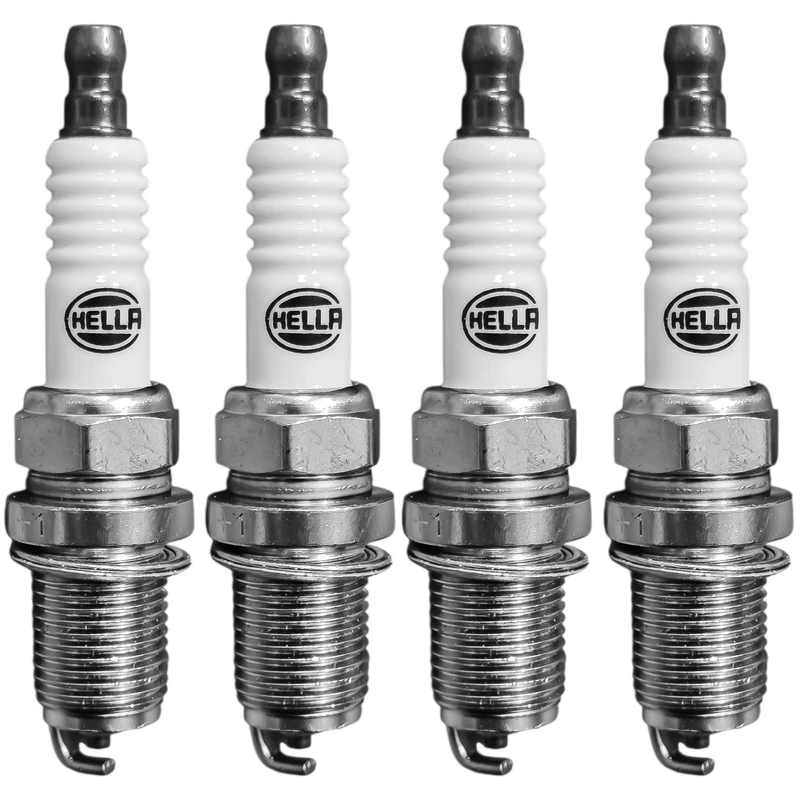 شمع خودرو هلا مدل FR7DC کد Germany+1 پایه کوتاه مناسب برای شاهین M15TC بسته ۴ عددی