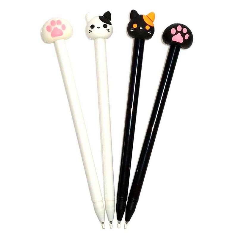 روان نویس عروسکی مدل گربه بسته 4 عددی روان نویس عروسکی مدل گربه بسته 4 عددی