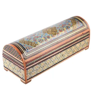جعبه عینک خاتم کاری گالری مثالین طرح اسلیمی کد 141247