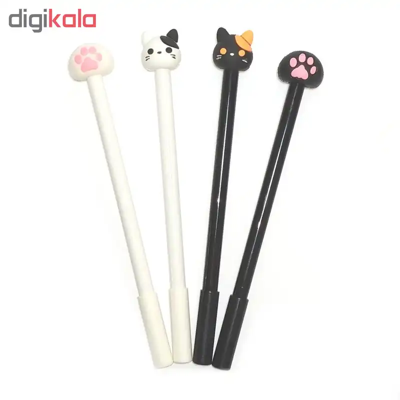 روان نویس عروسکی مدل گربه بسته 4 عددی