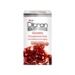 صابون دیترون سری Herbal مدل Glycerin Pomegranate وزن ۱۱۰ گرم