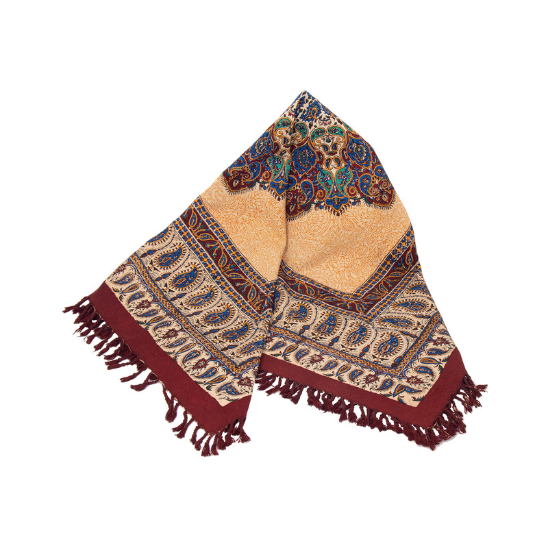 رومیزی قلمکار مدل چاپا پلاس کد 01