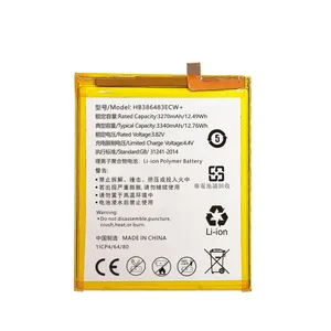 باتری موبایل مدل +HB386483ECW ظرفیت 3340 میلی آمپرساعت مناسب برای گوشی موبایل آنر 6X