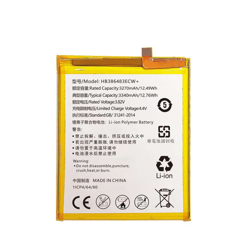 باتری موبایل مدل +HB386483ECW ظرفیت 3340 میلی آمپرساعت مناسب برای گوشی موبایل آنر 6X