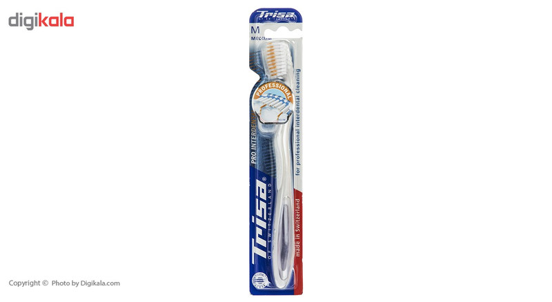 مسواک تریزا مدل Pro Interdental با برس متوسط به همراه درپوش