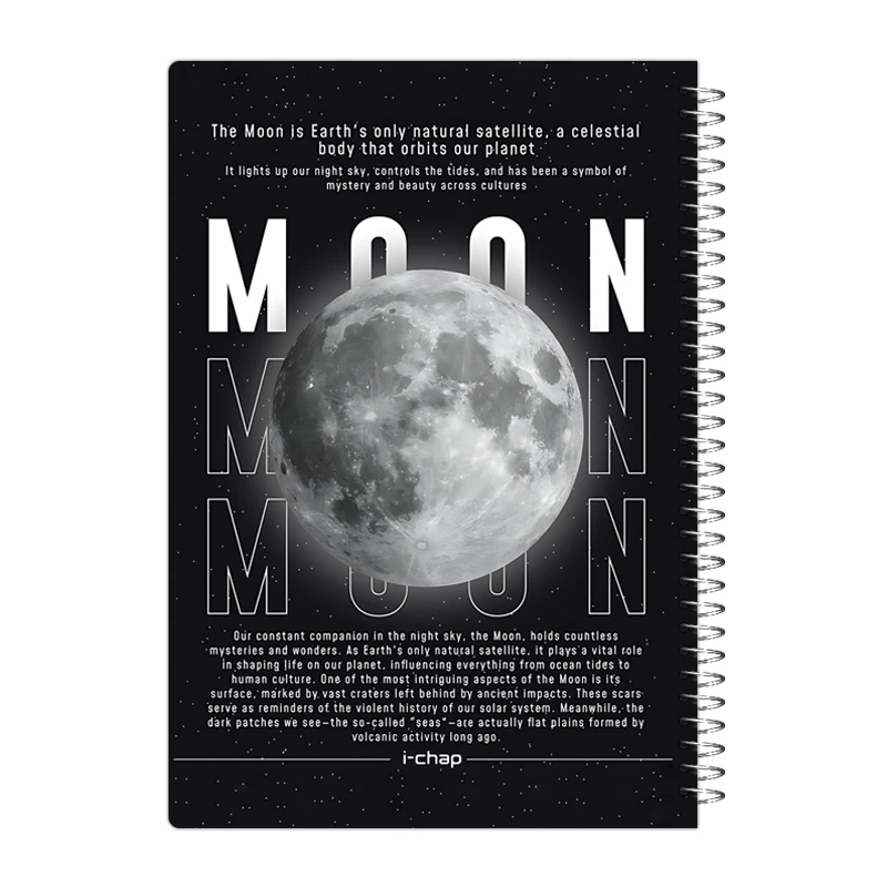 دفتر مشق 80 برگ آی چاپ مدل ماه کد 105