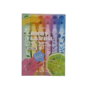 ماژیک علامت گذار مدل  عطری  کد ۷۱۶ مجموعه ۶ عددی