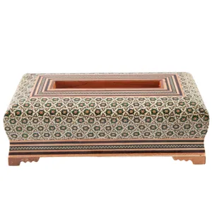 جعبه دستمال کاغذی  خاتم کاری گالری مثالین کد 141231