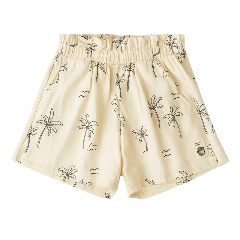 شلوارک راحتی دخترانه مدل نخل کد w567