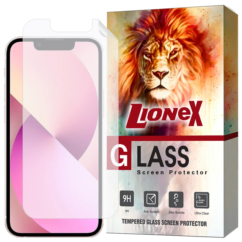محافظ صفحه نمایش لایونکس مدل LNMF مناسب برای گوشی موبایل اپل iPhone 13