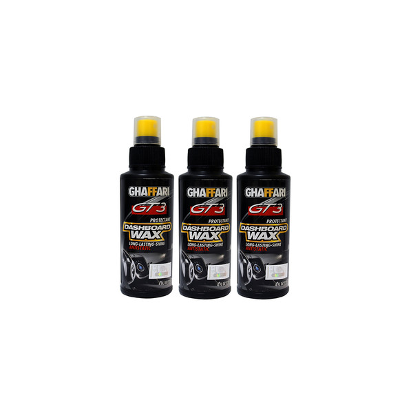 واکس داشبورد غفاری مدل GT3 حجم 120 میلی لیتر بسته 3 عددی