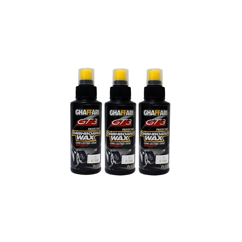 واکس داشبورد غفاری مدل GT3 حجم 120 میلی لیتر بسته 3 عددی