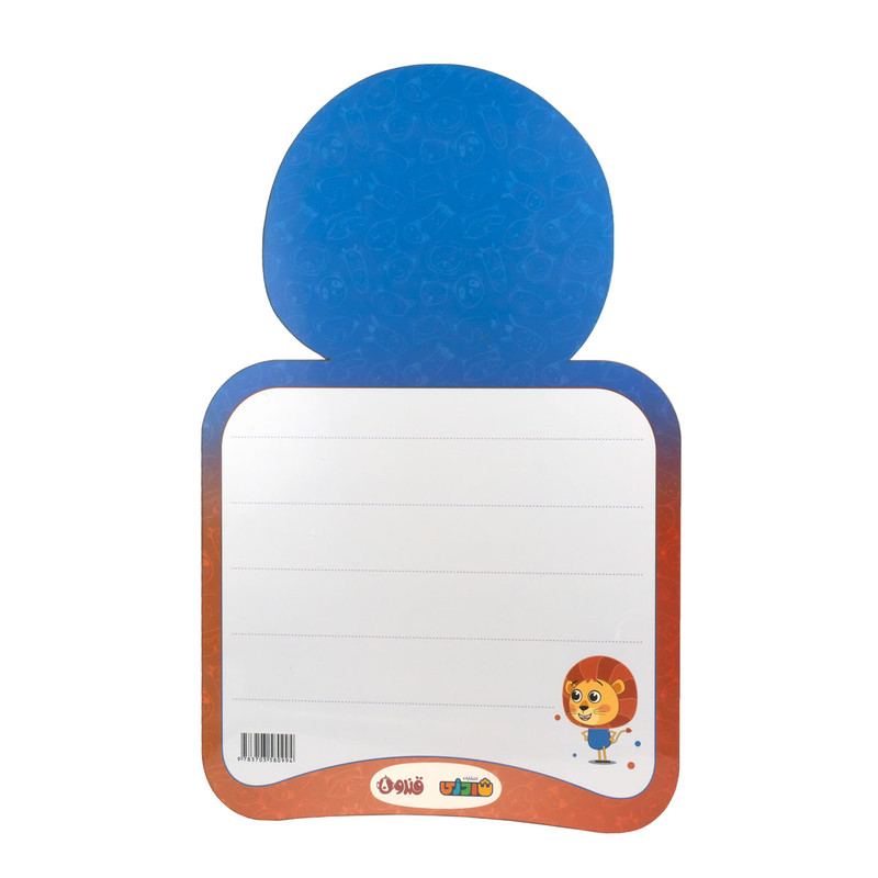 تخته وایت برد انتشارات شادزی مدل لئونا سایز 42x27 سانتی متر به همراه ماژیک و تخته پاک کن مجموعه 3 عددی