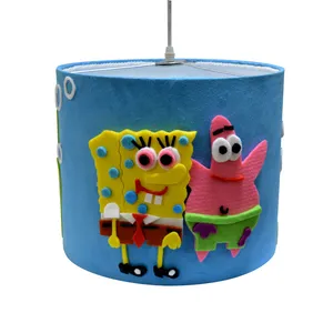 لوستر اتاق کودک مدل باب اسفنجی