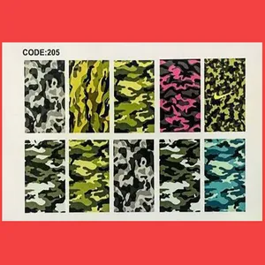 استیکر طراحی ناخن طرح ارتشی مدل C205