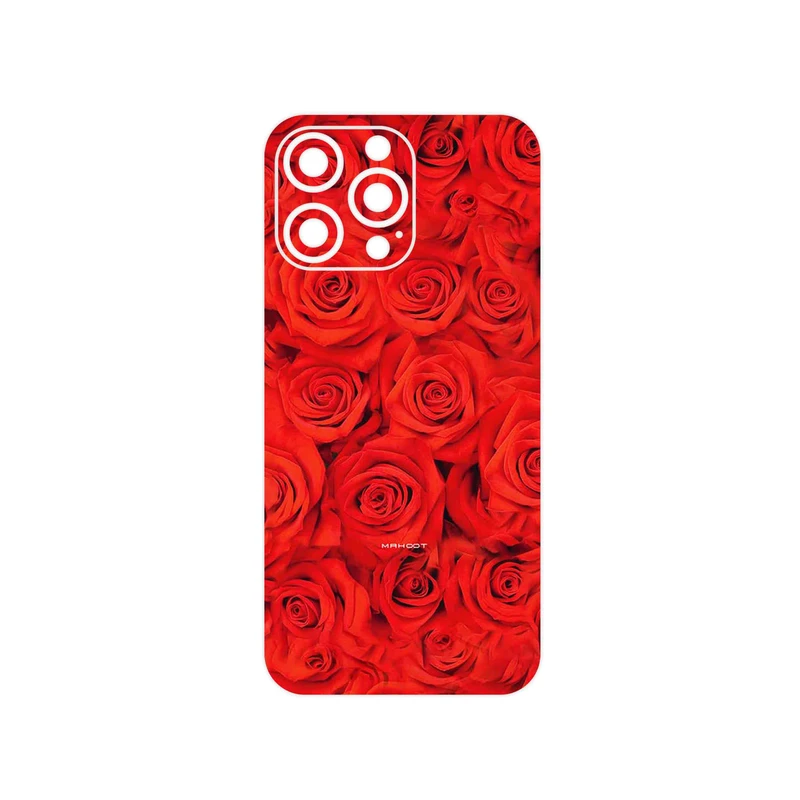 برچسب پوششی ماهوت مدل Red_Flower مناسب برای گوشی موبایل اپل iPhone 14 Pro Max