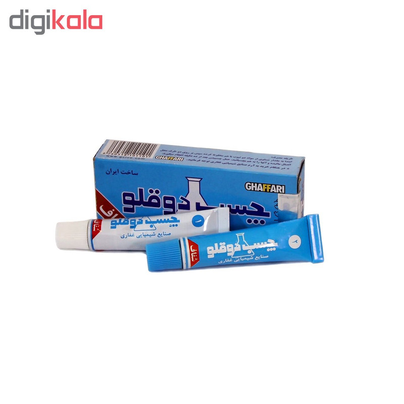 چسب دوقلوی غفاری مدل SH بسته 12 عددی