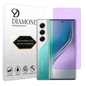 Diamond Hydrogel model anti purple screen protector suitable for Tecno Camon 40 Pro mobile phone