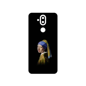 MAHOOT Girl with a Pearl Earring of Vermeer Cover Sticker for Nokia 8.1