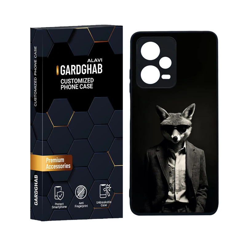 کاور گارد قاب علوی مدل دورژله ای کارتنی و انیمه مناسب برای گوشی موبایل شیائومی Redmi Note 12 Pro 5G